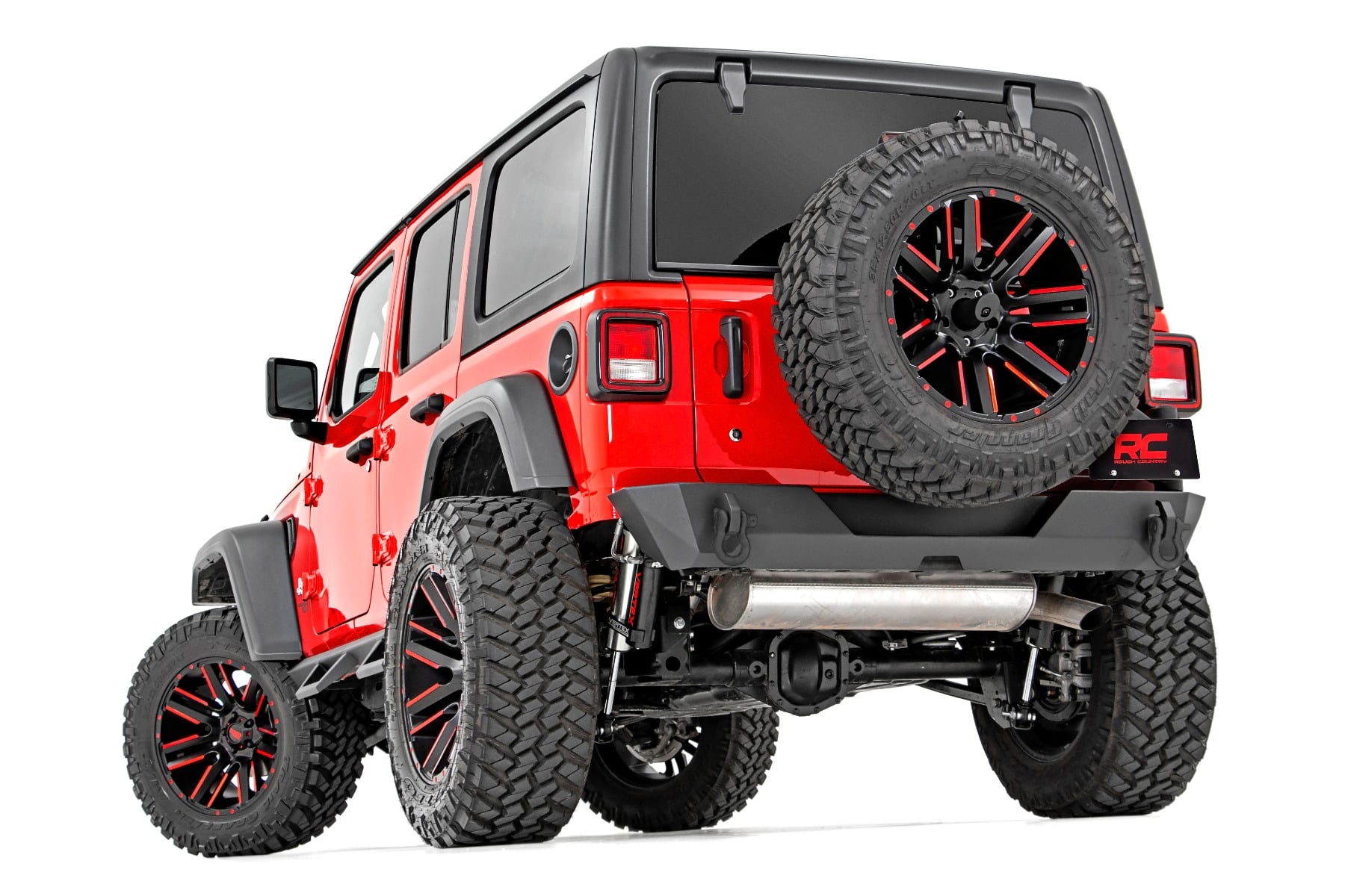 Rear Bumper Trail Tire Carrier Jeep Wrangler JL (18-26)/Wrangler Unlimited (18-26) Rough Country