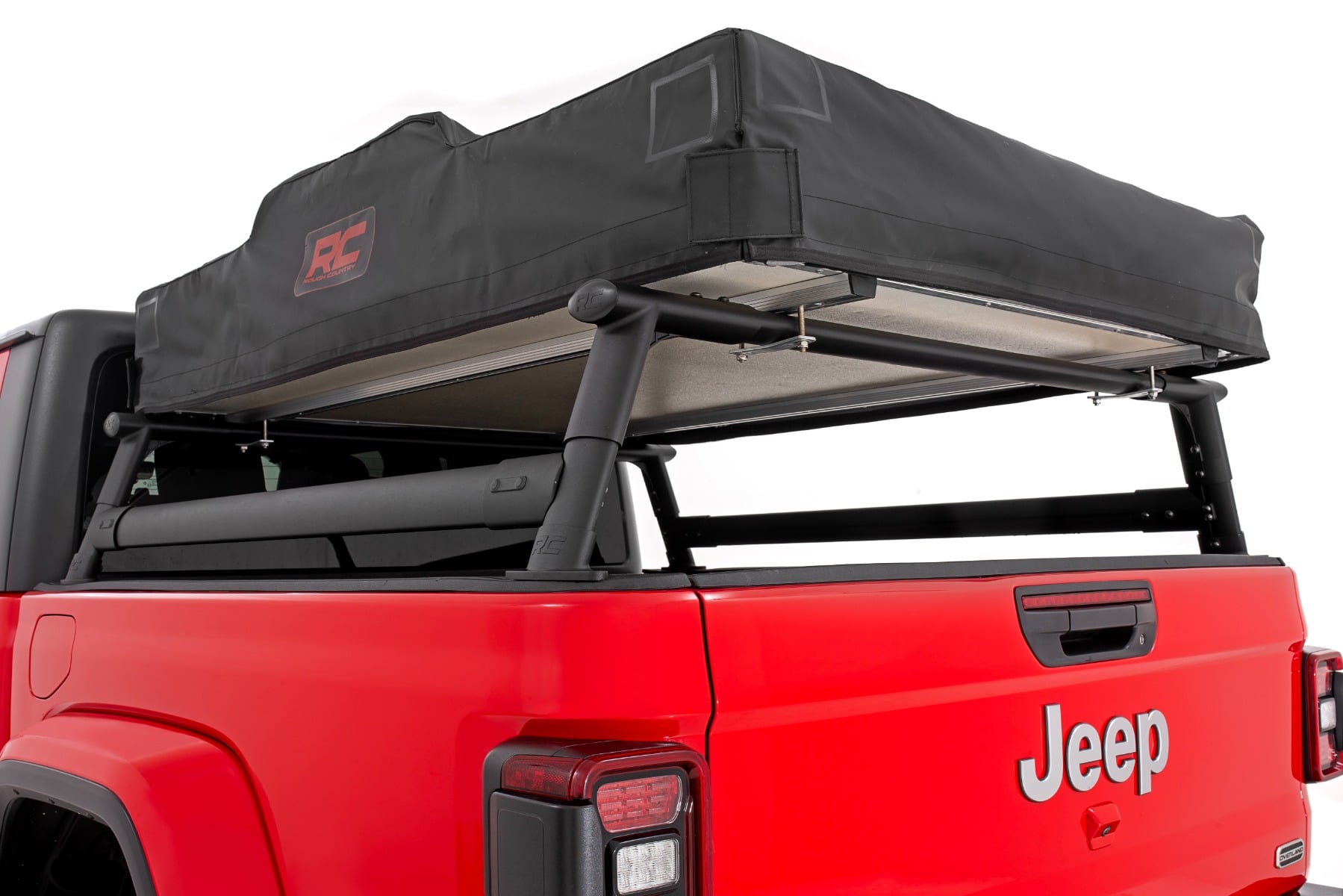 Bed Rack Half Rack Aluminum Jeep Gladiator JT 4WD (2020-2025) Rough Country