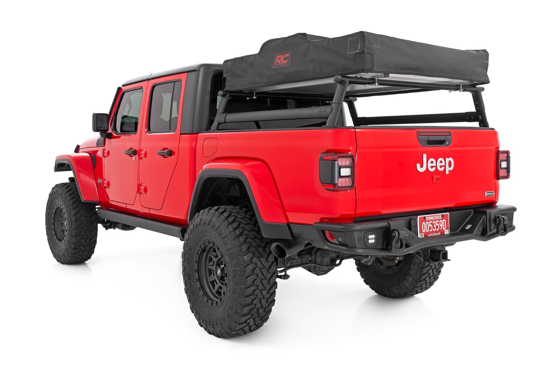 Bed Rack Half Rack Aluminum Jeep Gladiator JT 4WD (2020-2025) Rough Country
