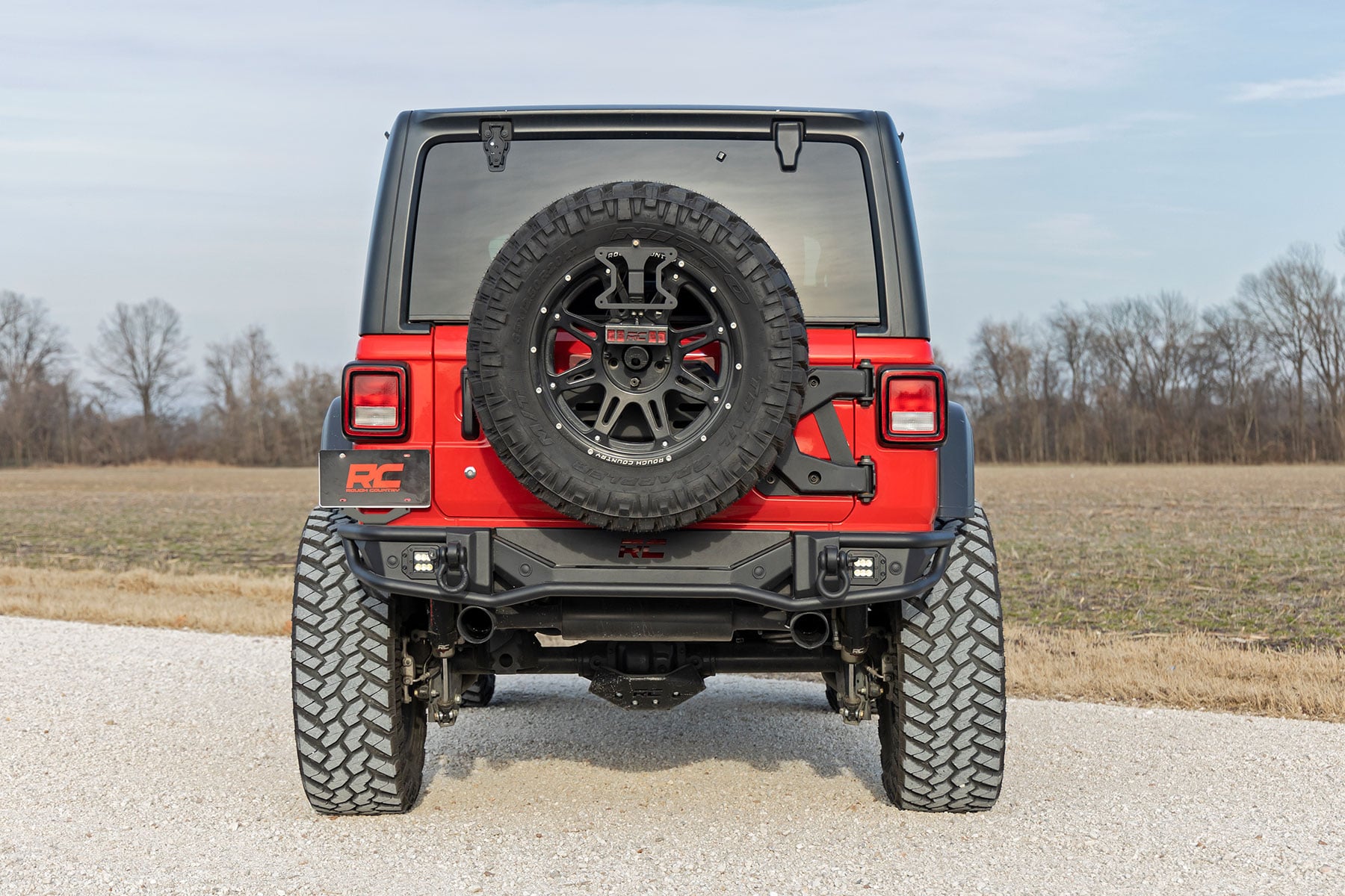 Rear Bumper Tubular Jeep Wrangler JL (18-26)/Wrangler Unlimited (18-26) Rough Country