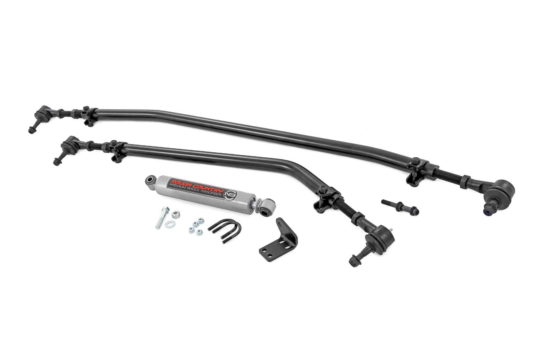 High Steer Kit w/ N3 Steering Stabilizer Jeep Gladiator JT/Wrangler JL (18-26) Rough Country