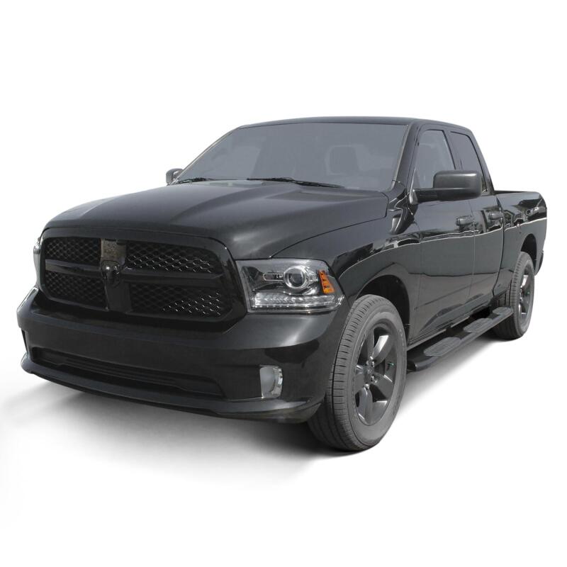 Westin 2009-2018 Ram/Dodge 1500 Quad Cab (6.5 ft Bed) PRO TRAXX 5 WTW Oval Nerf Step Bars - Black