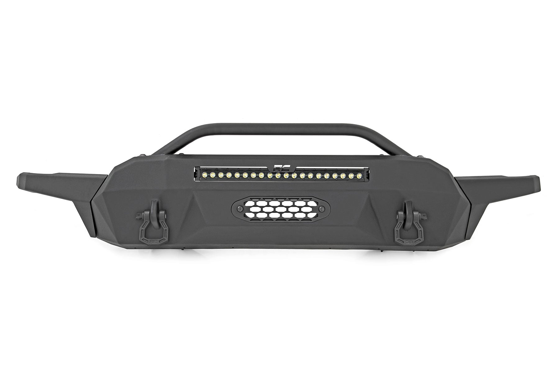 Front Bumper High Clearance Hybrid 20 Inch Black LED Toyota Tacoma (16-23) Rough Country