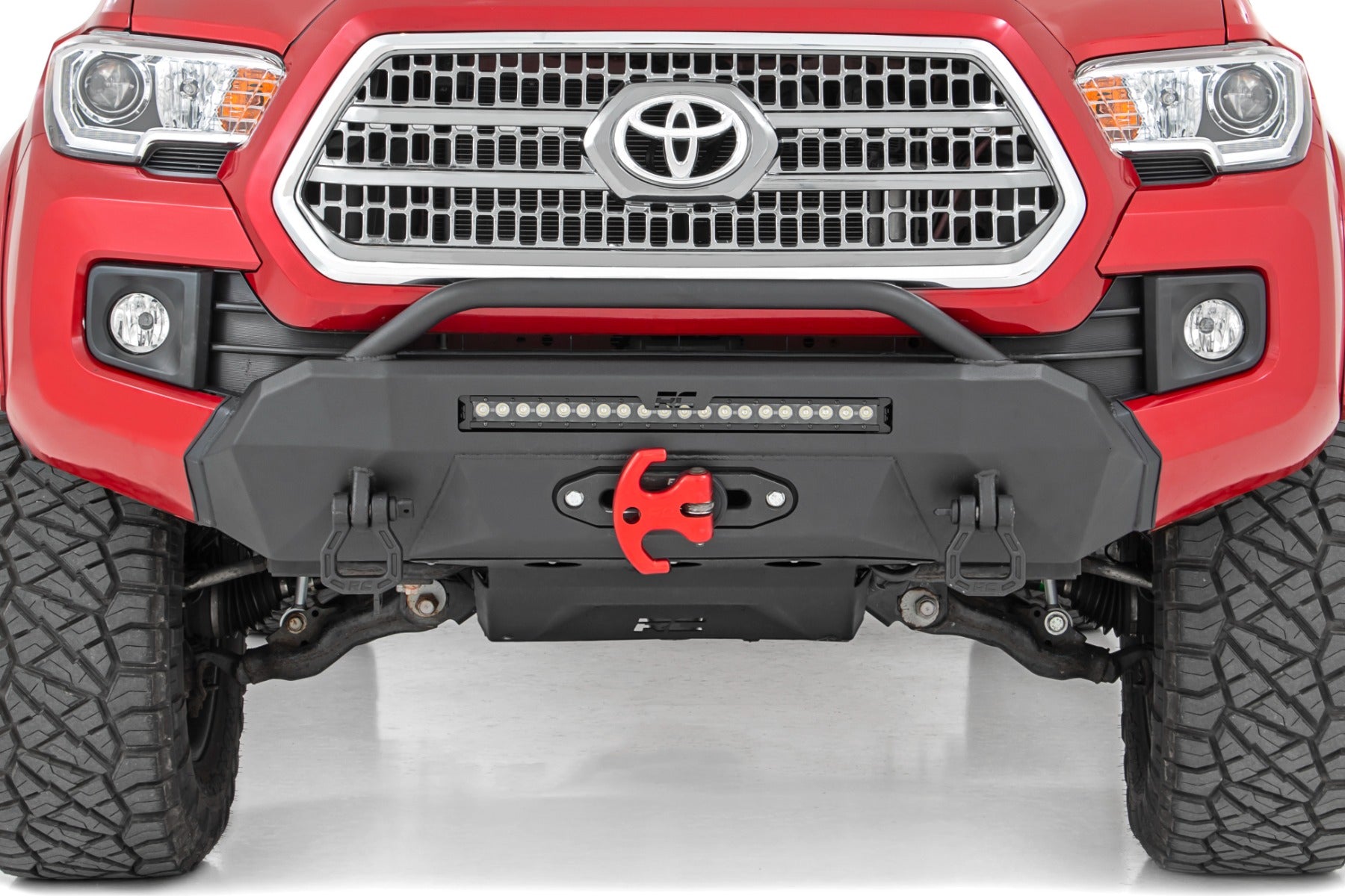 Front Bumper Hybrid 20 Inch Black DRL LED Toyota Tacoma 4WD (2016-2023) Rough Country