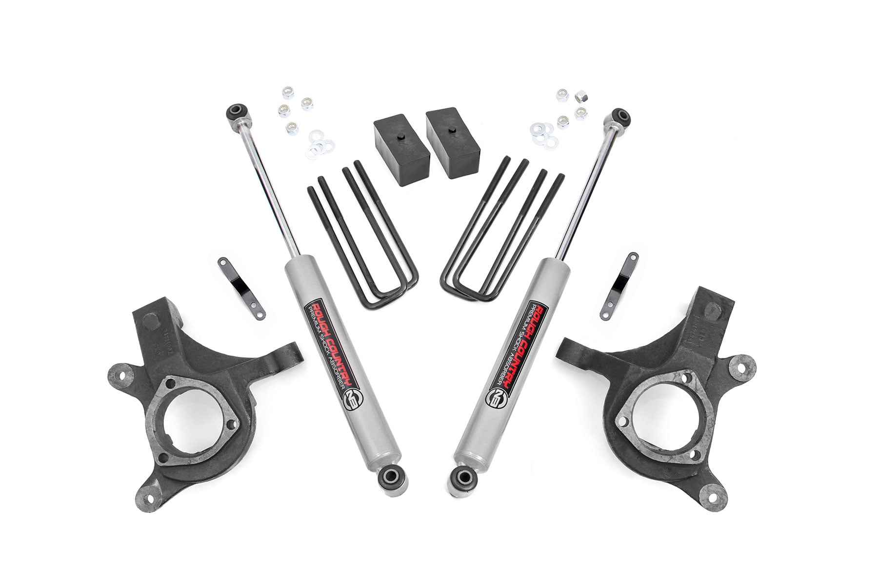 3 Inch Lift Kit Lift Knuckle Silverado/Sierra 1500 2WD (07-13) Rough Country