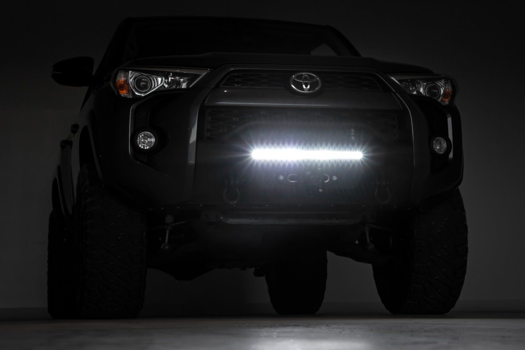 Front Bumper Hybrid 20 Inch Black LED Toyota 4Runner 2WD/4WD (2014-2024) Rough Country