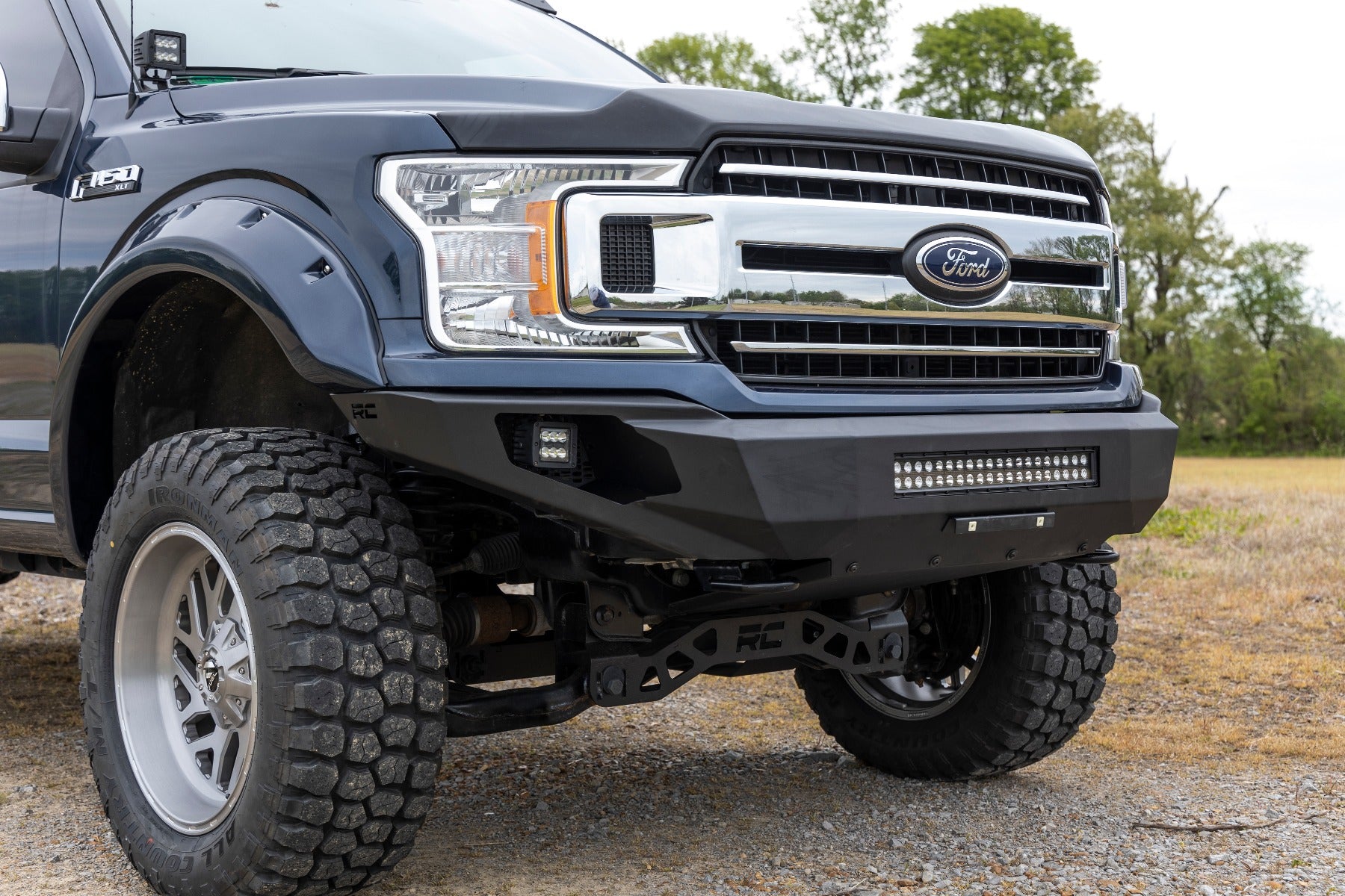 Front Bumper High Clearance Skid Plate Ford F-150 2WD/4WD (2018-2020) Rough Country
