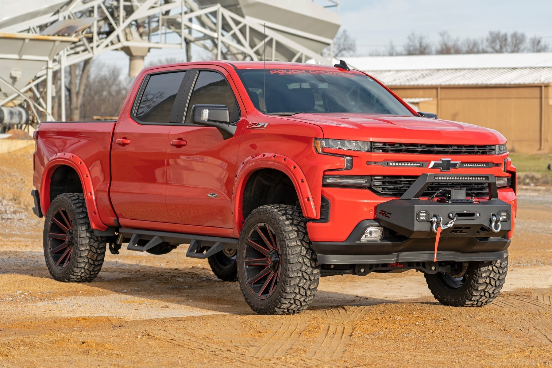 EXO Winch Mount Kit Chevy Silverado 1500 2WD/4WD (2019-2022) Rough Country