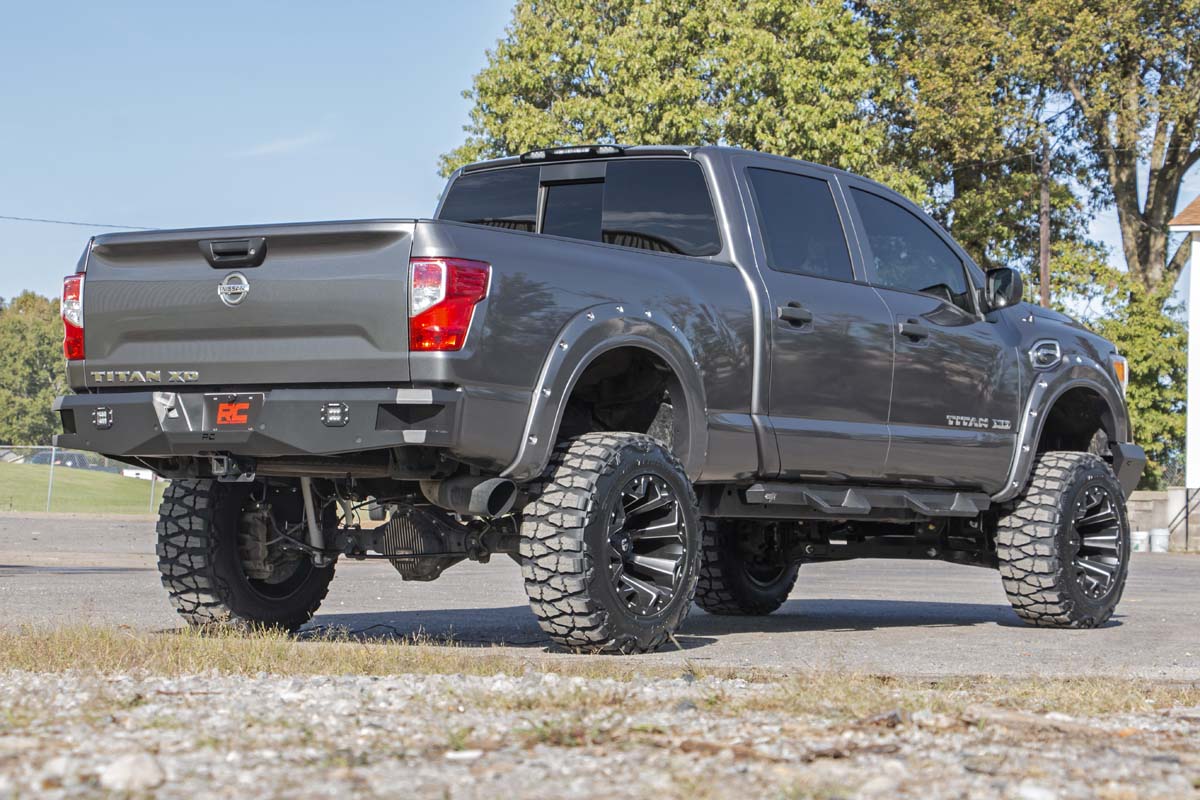 Nissan Heavy-Duty Rear LED Bumper 16-20 Titan XD Rough Country
