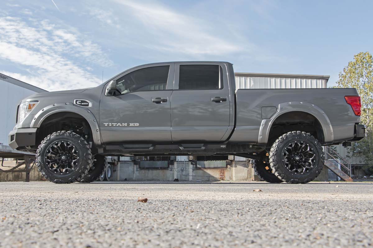 Nissan Heavy-Duty Rear LED Bumper 16-20 Titan XD Rough Country