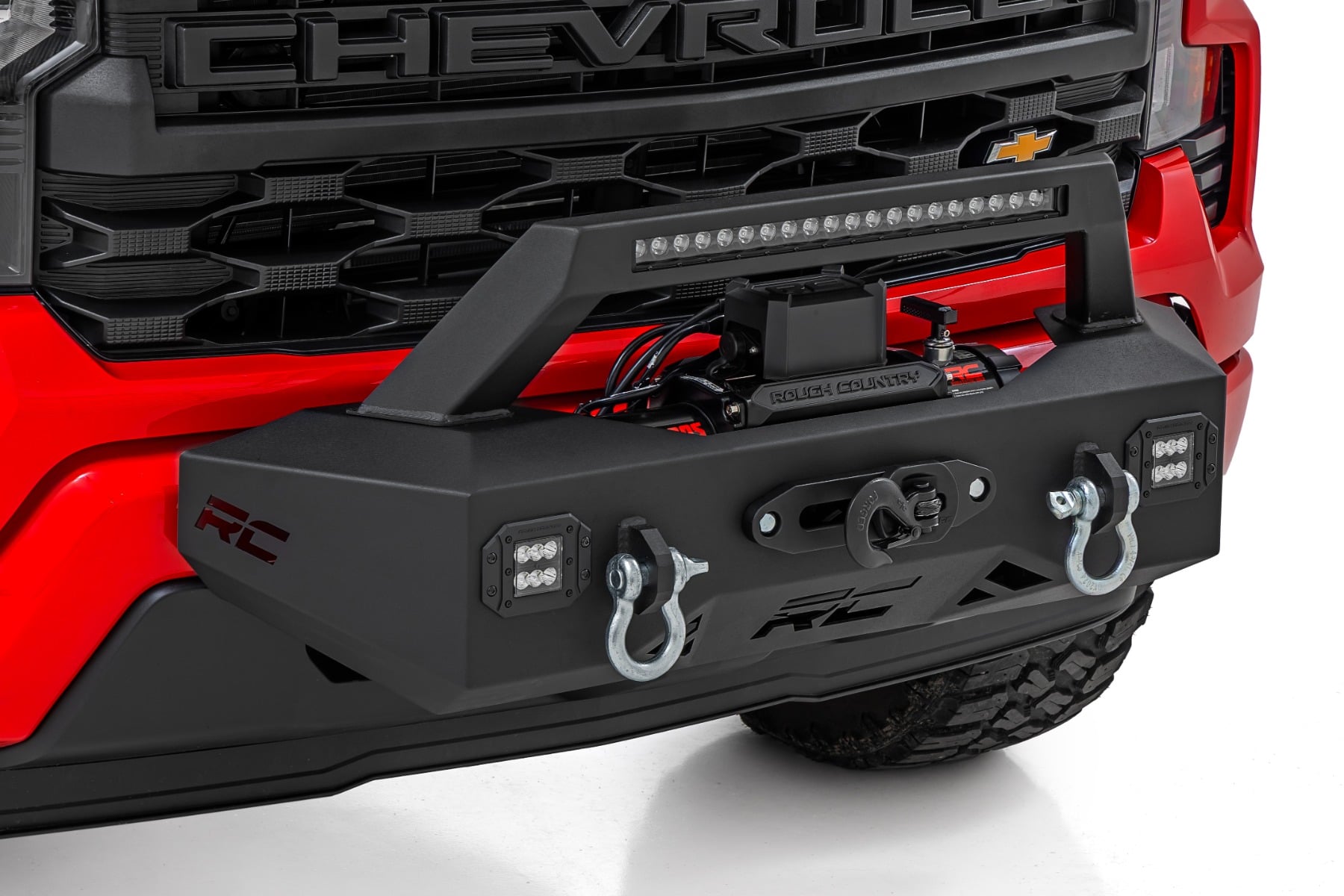 EXO Winch Mount Kit Chevy Silverado 1500 2WD/4WD (2022-2026) Rough Country