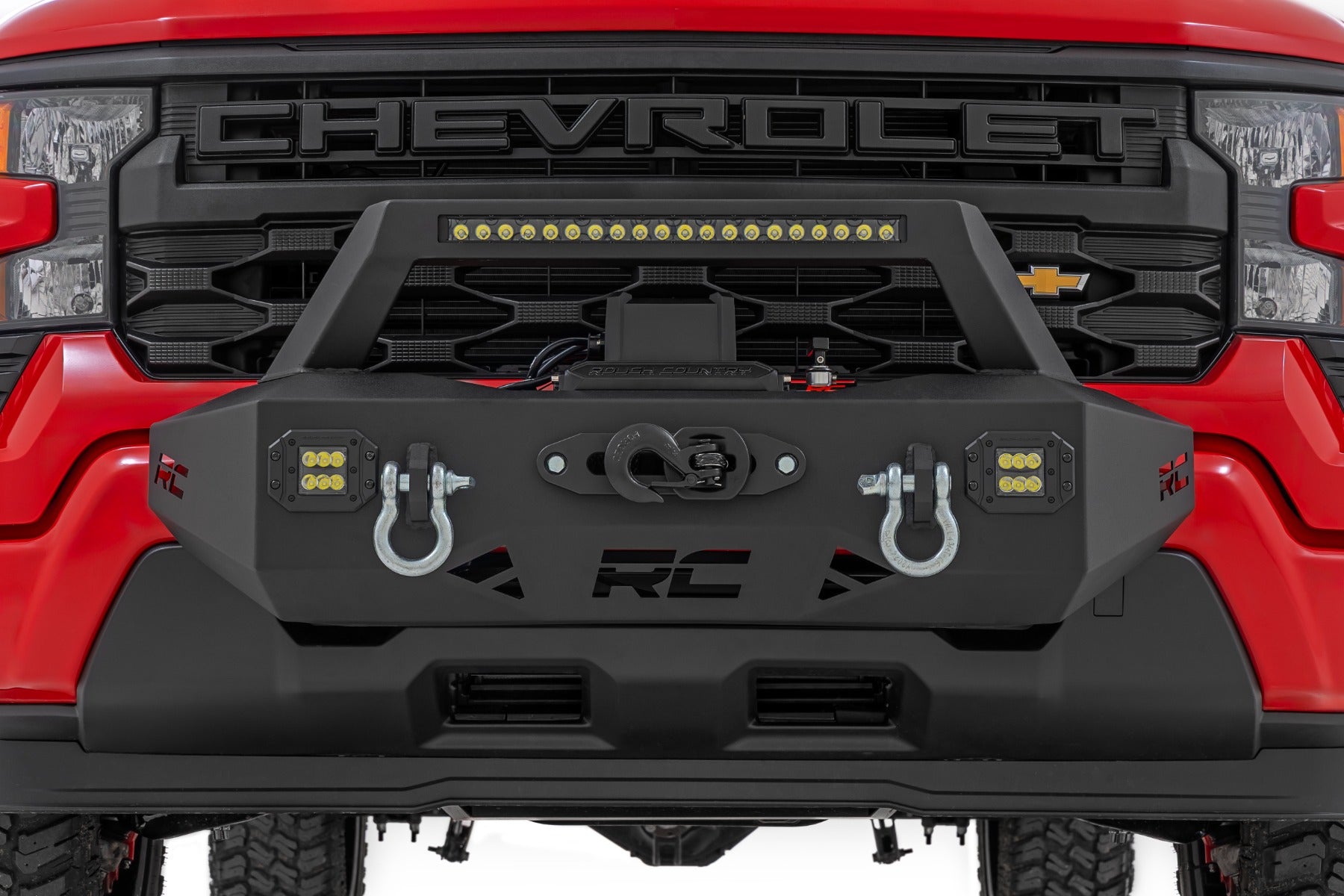 EXO Winch Mount Kit Chevy Silverado 1500 2WD/4WD (2022-2026) Rough Country