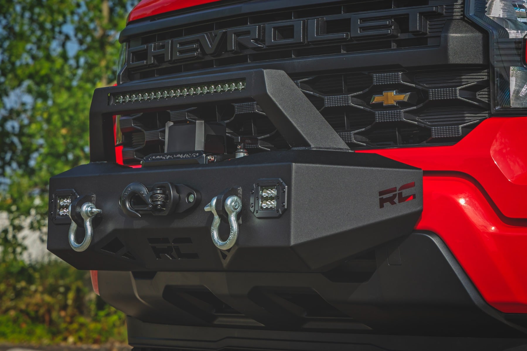 EXO Winch Mount Kit Chevy Silverado 1500 2WD/4WD (2022-2026) Rough Country