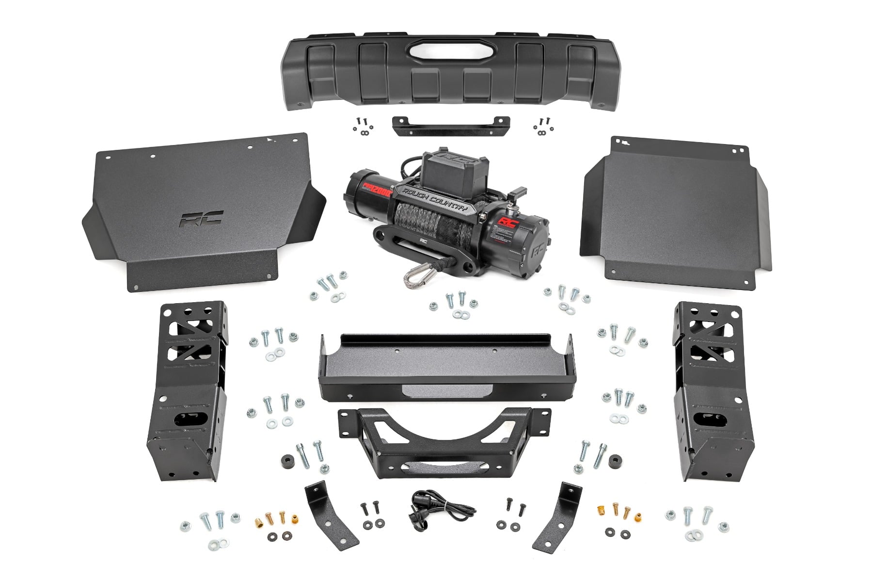 Hidden Winch Mount PRO12000S Toyota Tacoma 4WD (2024-2026) Rough Country