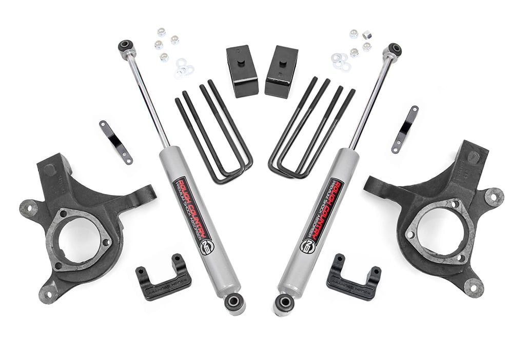 5 Inch Lift Kit Spacer 6-Lug Silverado/Sierra 1500 2WD (2007-2013) Rough Country