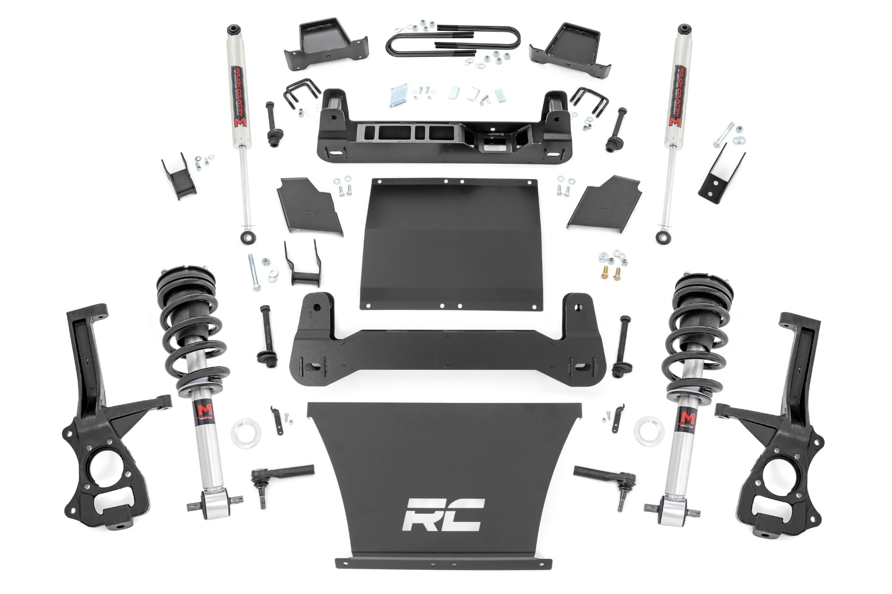 6 Inch Lift Kit M1 Struts/M1 Chevy Silverado 1500 4WD (2025-2026) Rough Country