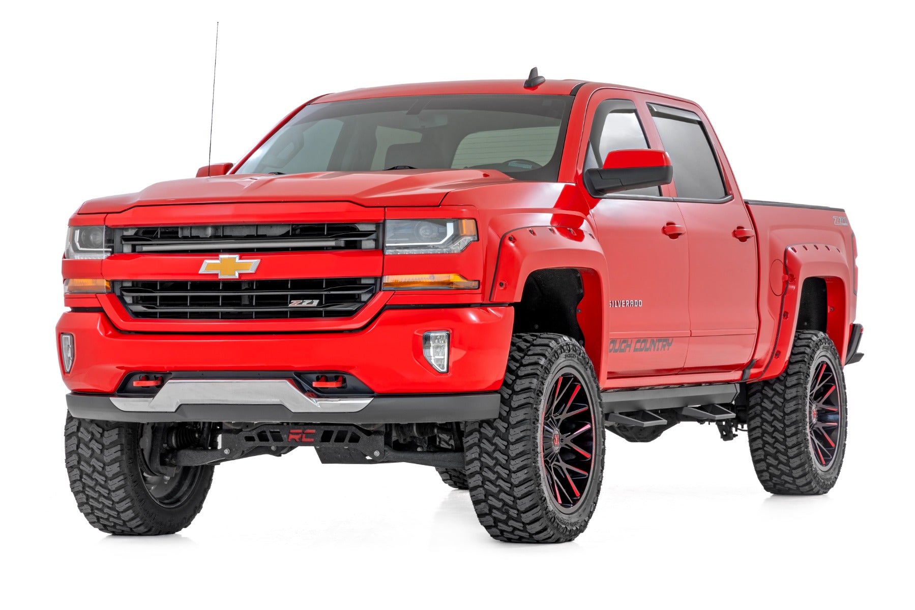 SRL2 Adj Aluminum Step Crew Cab Silverado/Sierra 1500/2500HD/3500HD (07-18 & Classic) Rough Country