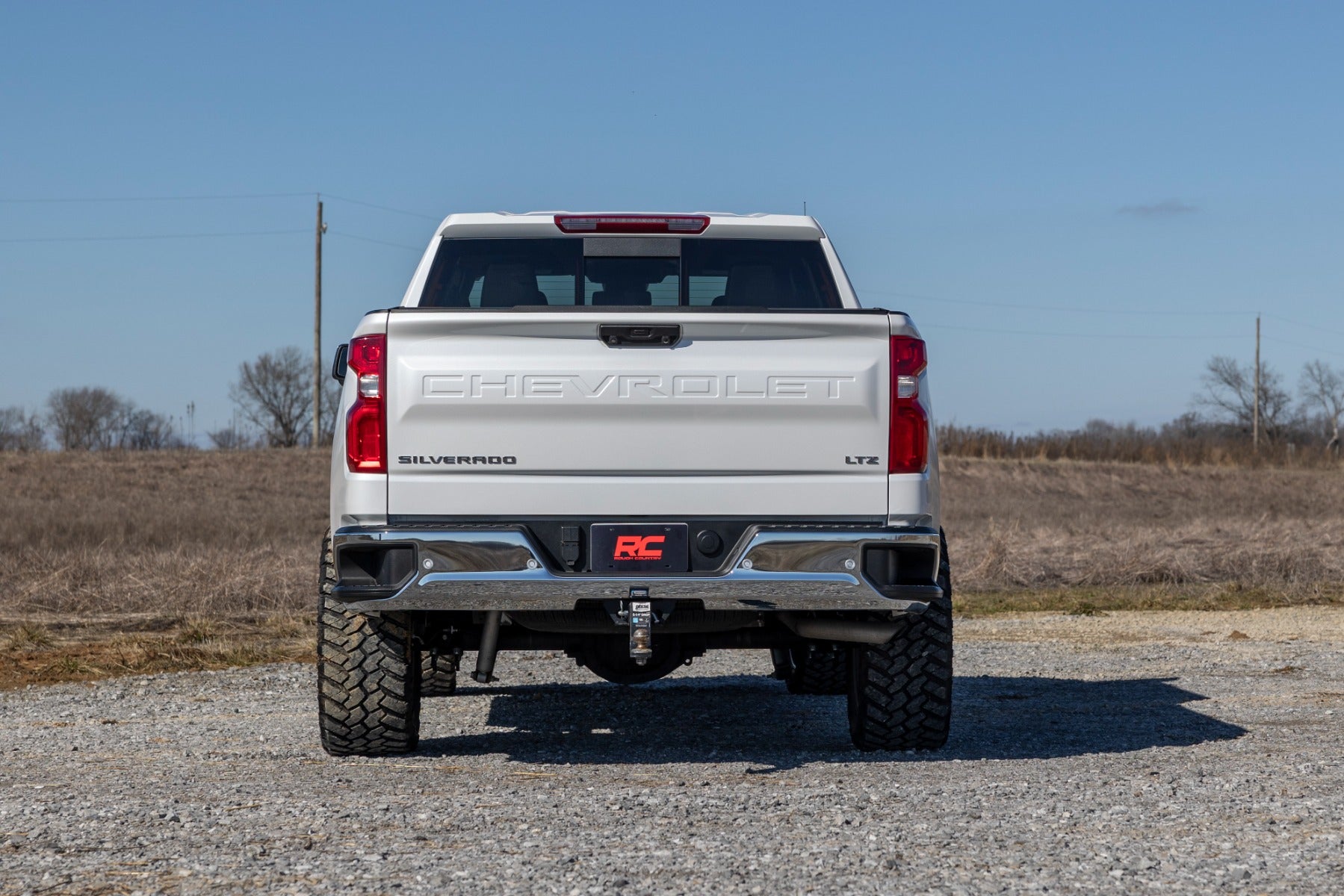 3.5 Inch Lift Kit N3 Struts Red Chevy Silverado 1500 2WD/4WD (2025-2026) Rough Country