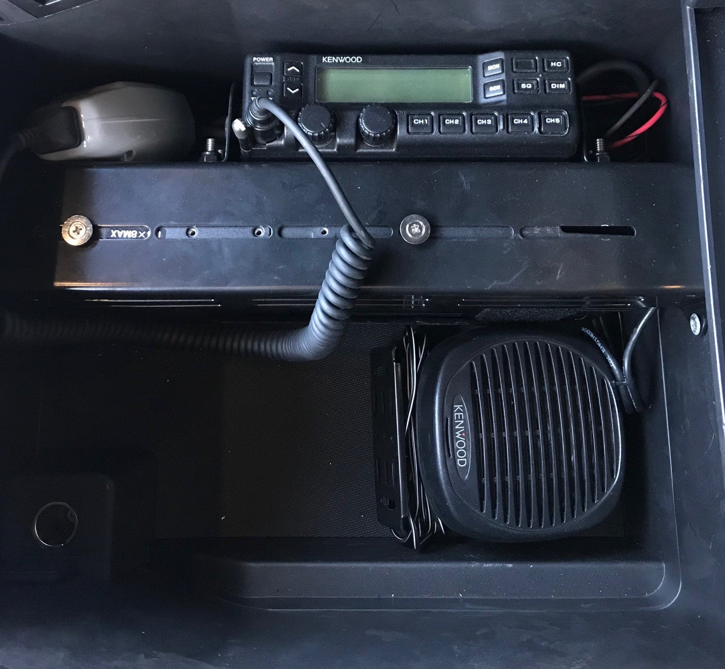 Gen 2 Raptor and 2017 - 2021 Super Duty 110W Kenwood Radio Center Console Mount