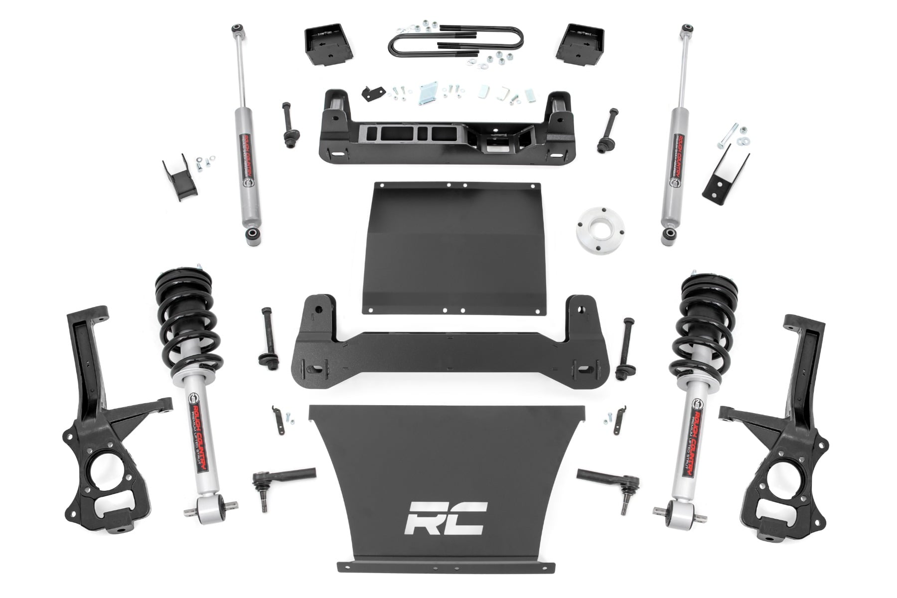 6 Inch Lift Kit Mono Leaf Rear N3 Struts GMC Sierra 1500 2WD (2025-2026) Rough Country