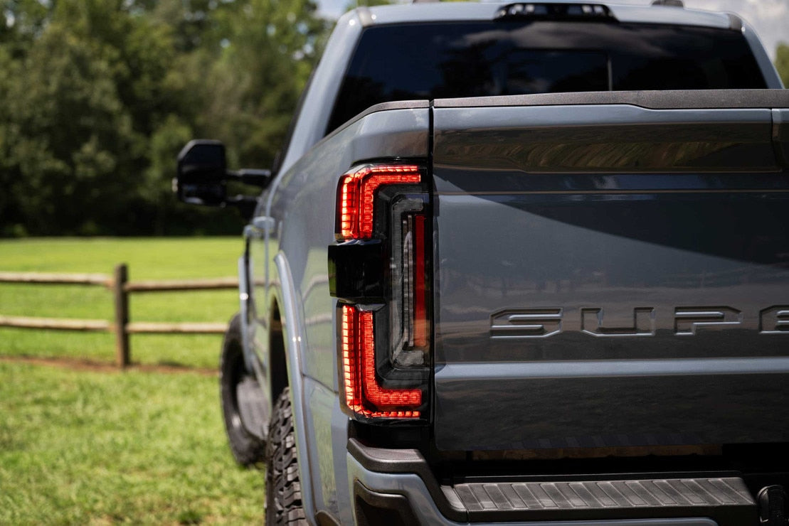 Morimoto Ford Super Duty (2023+) XB LED Tail Lights (Smoked)