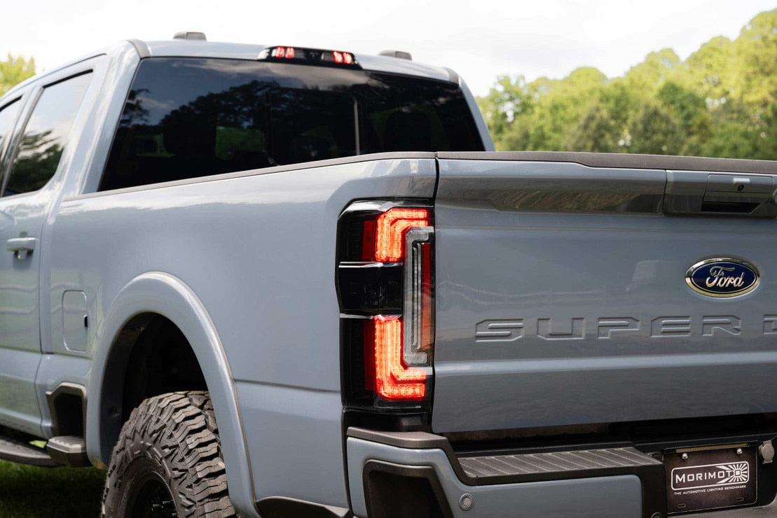 Morimoto Ford Super Duty (2023+) XB LED Tail Lights (Smoked)