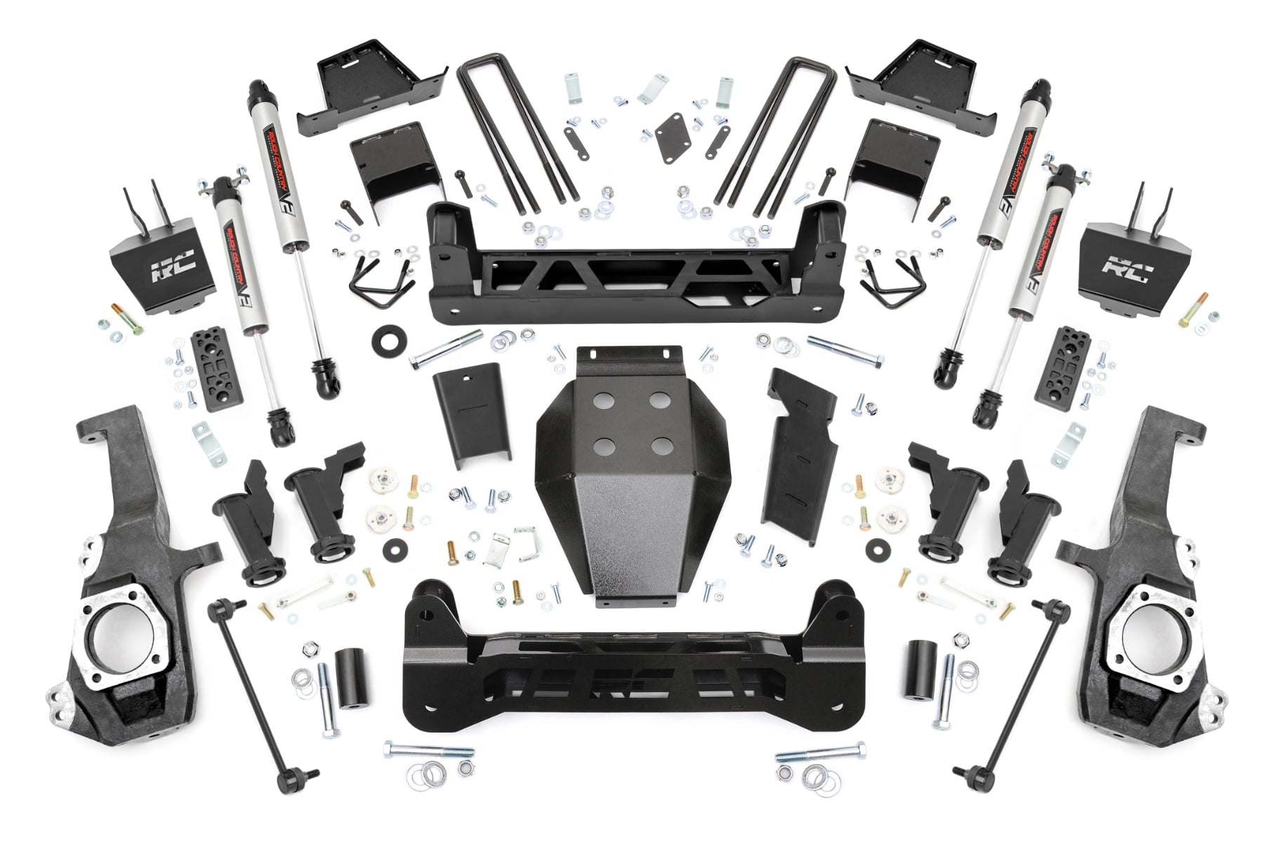 7 Inch Lift Kit Torsion Drop V2 Silverado/Sierra 2500HD/3500HD (20-26) Rough Country