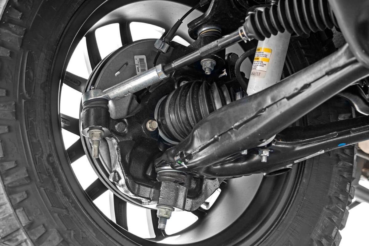 3.5 Inch Suspension Lift Knuckle Kit w/V2 Monotube 07-13 Silverado/Sierra 1500 4WD Cast Steel Rough Country