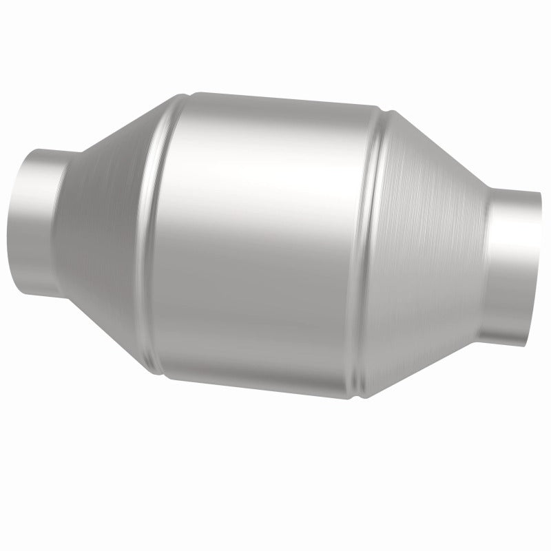 MagnaFlow Univ Cat Conv 2.5in Inlet/Outlet Center/Center Round 3in Body L x 5in W x 8.75in Overall L