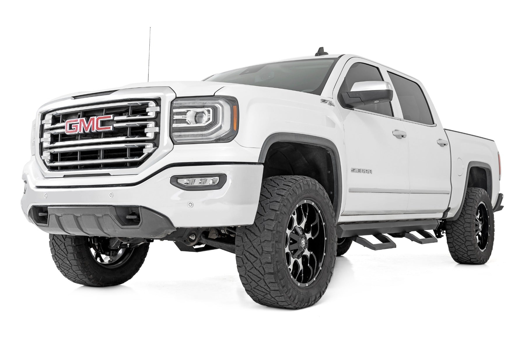 SR2 Adjustable Aluminum Steps Crew Cab 07-18 Chevy/GMC 1500/2500HD/3500HD Rough Country