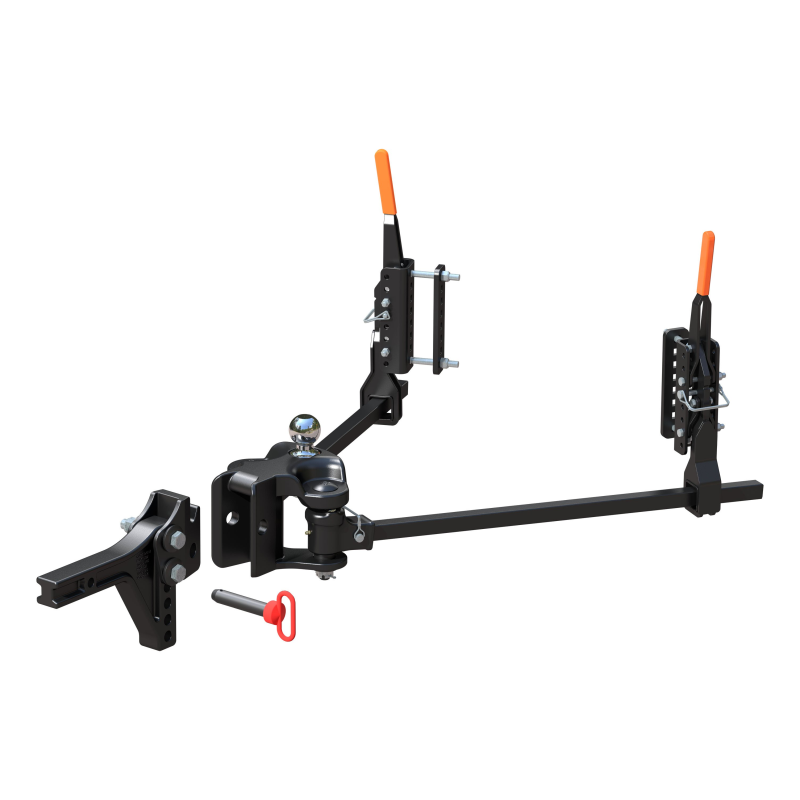 CURT TruTrack 4P Trailer-Mounted Weight Distribution Hitch, 8-10K Model 17520