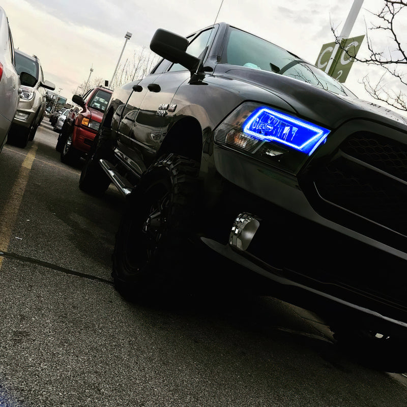 Oracle Dodge Ram Sport 09-18 LED Headlight Halo Kit - ColorSHIFT w/ RF Controller