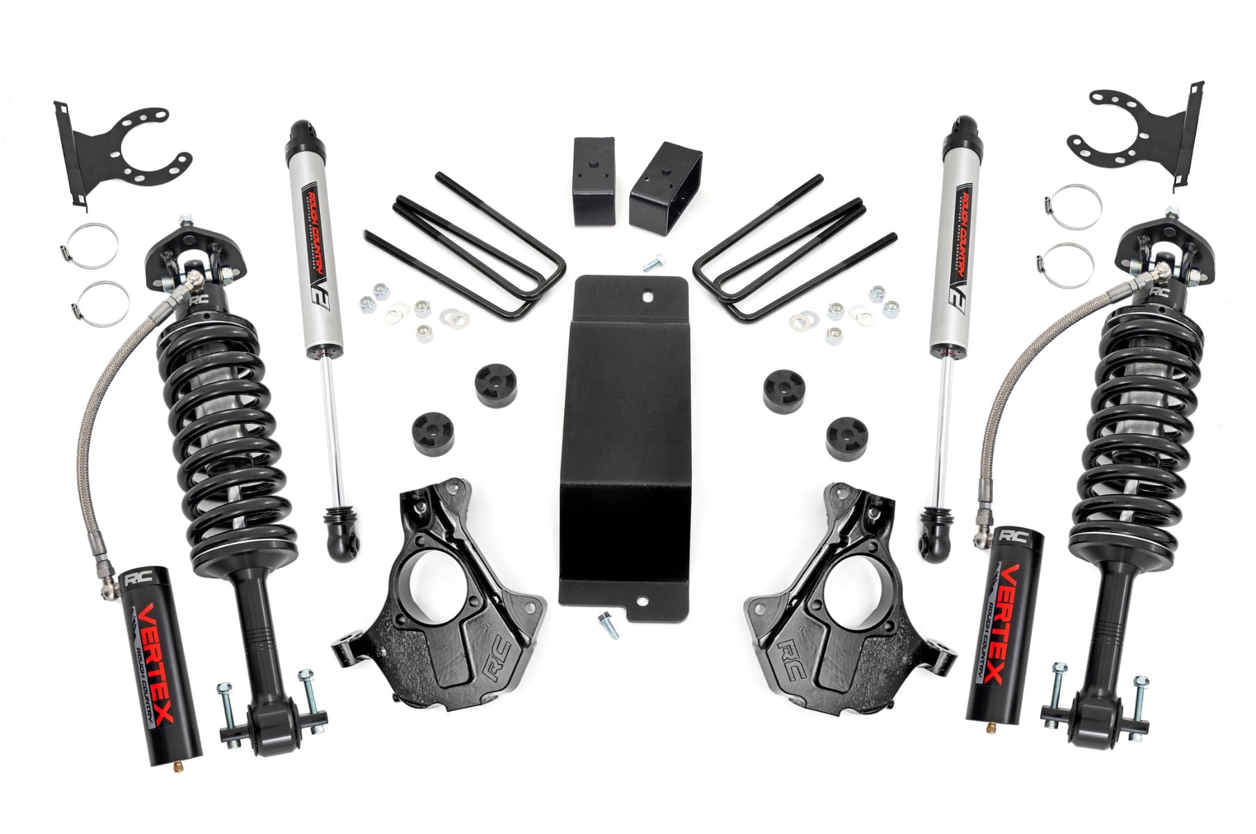 3.5 Inch Lift Kit Alu/Stamp Steel LCA Vertex/V2 Silverado/Sierra 1500 (14-18 & Classic) Rough Country