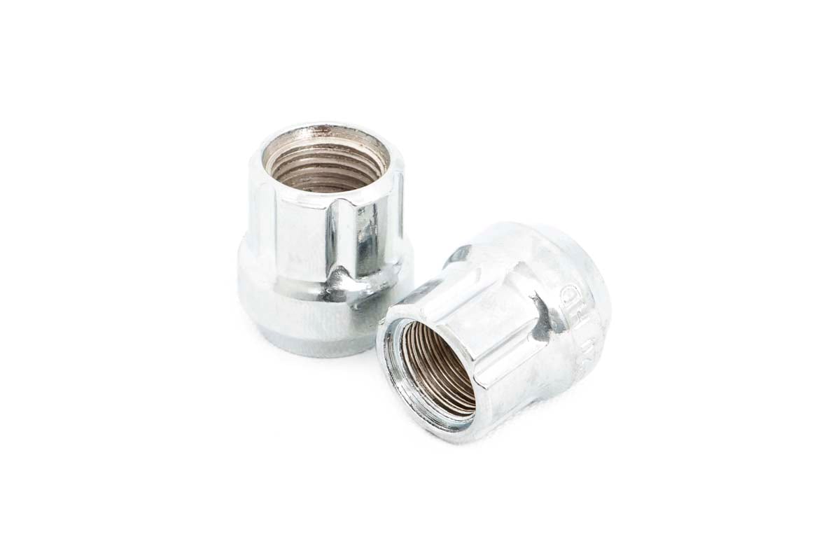 Lug Nut Set 1/2x20 24 Qty Chrome Open End Rough Country