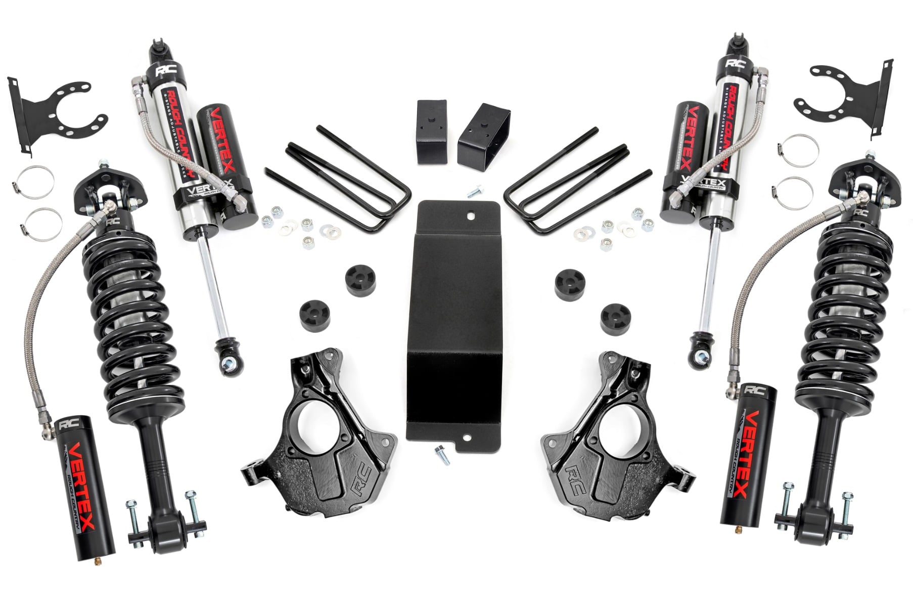 3.5 Inch Lift Kit Cast Steel LCA Vertex Silverado/Sierra 1500 (14-18 & Classic) Rough Country