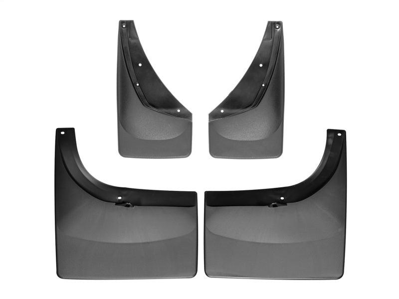 WeatherTech 01-06 Chevrolet Silverado No Drill Mudflaps - Black