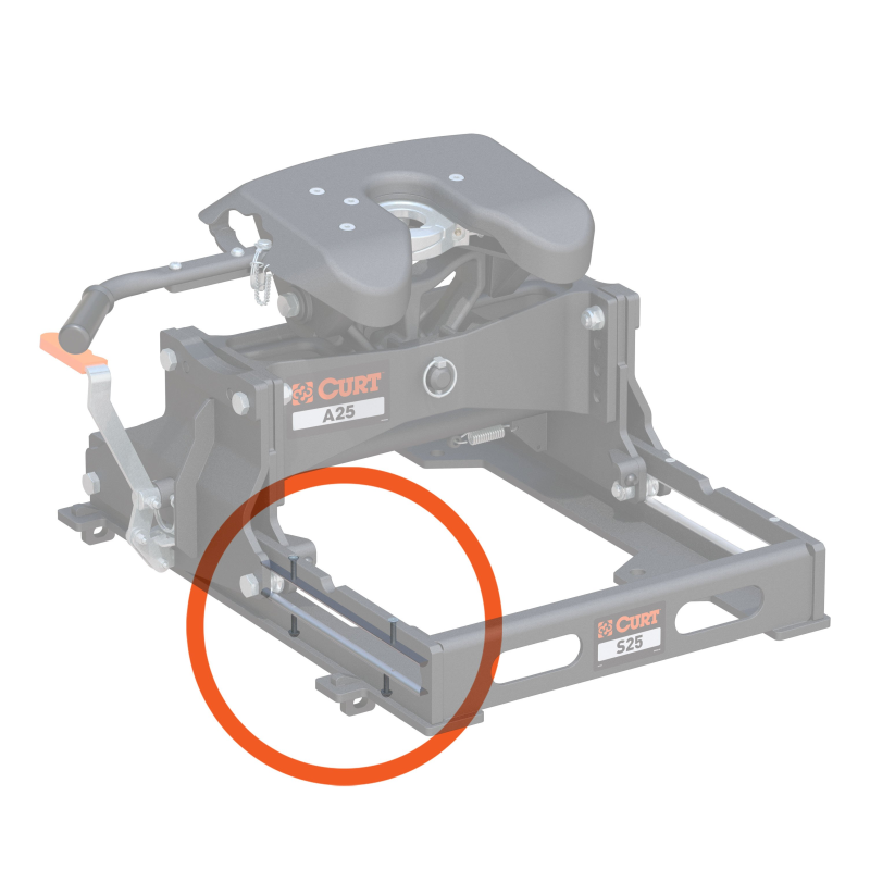 CURT Replacement S-Series 5th Wheel Slider Rails Model 19102