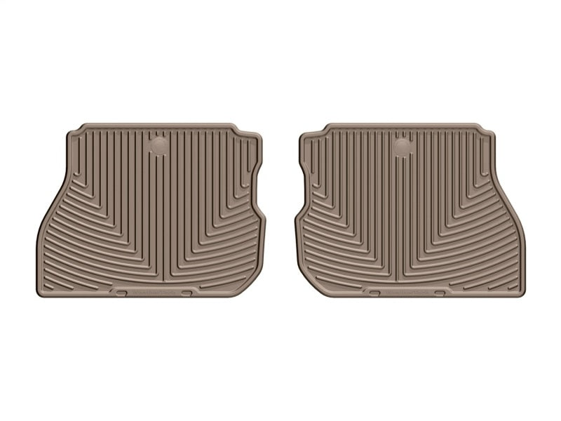 WeatherTech 2018+ Jeep Wrangler Rear Rubber Mats - Tan