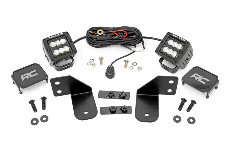 Rough Country REAR FACING 2-INCH/3-INCH LED KIT POLARIS RANGER (2013-2022)