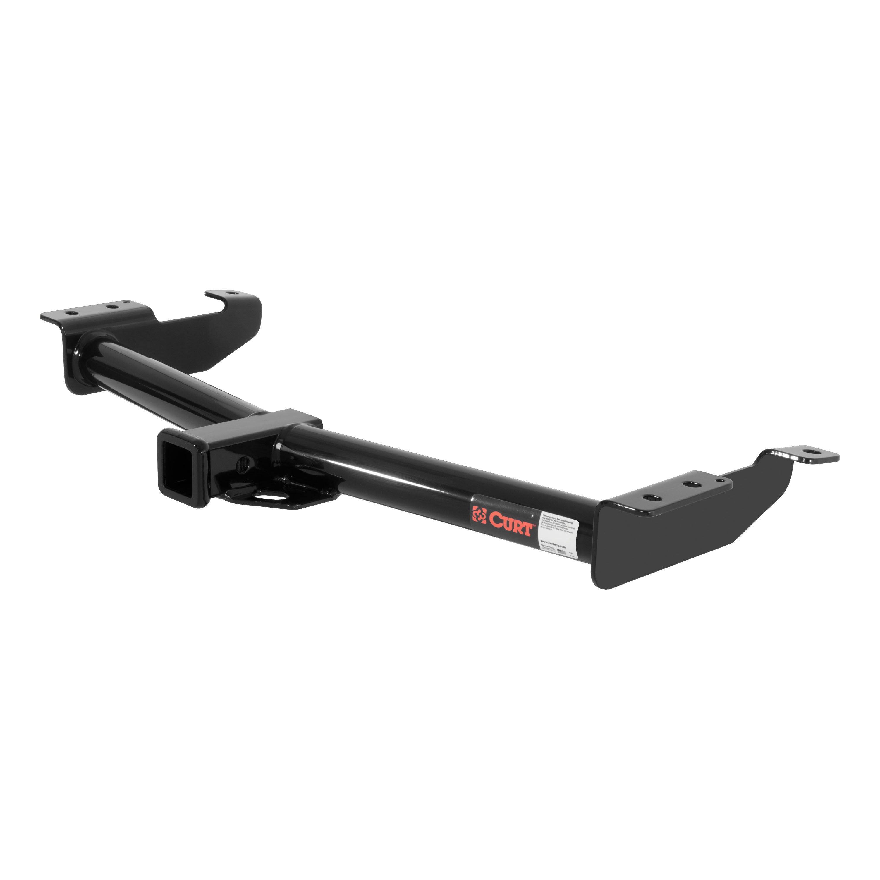 CURT Class 3 Trailer Hitch, 2-Inch Receiver, Round Tube Frame, Fits Select Ford E150, E250, E350 Model 13055