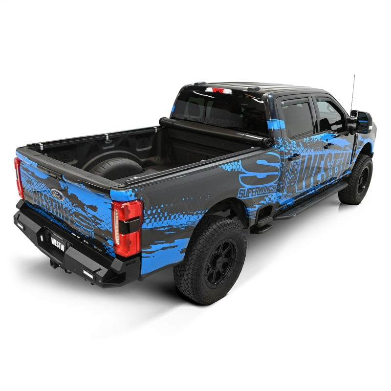 Westin 17-24 Ford F-250/350 Super Duty 6.75ft. Bed Soft Roll Tonneau Cover - Black
