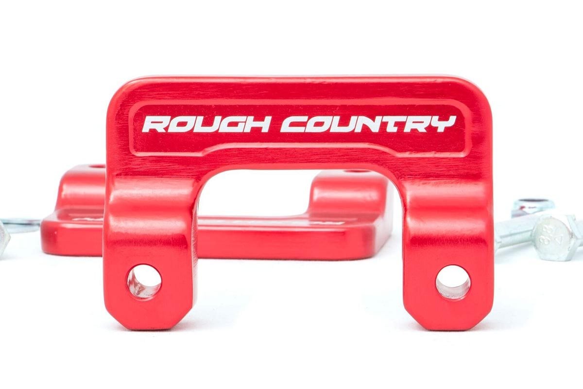 2 Inch Leveling Kit Aluminum Red Silverado/Sierra 1500 Truck (07-18) SUV (07-20) Rough Country