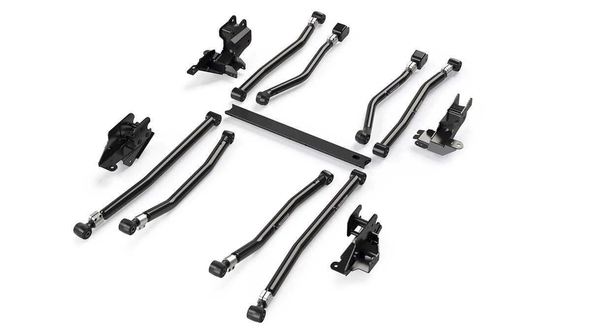 18-Up Wrangler JL 2 Door Alpine Long Arm & Bracket Kit 8-Arm 3-6 Inch Lift TeraFlex