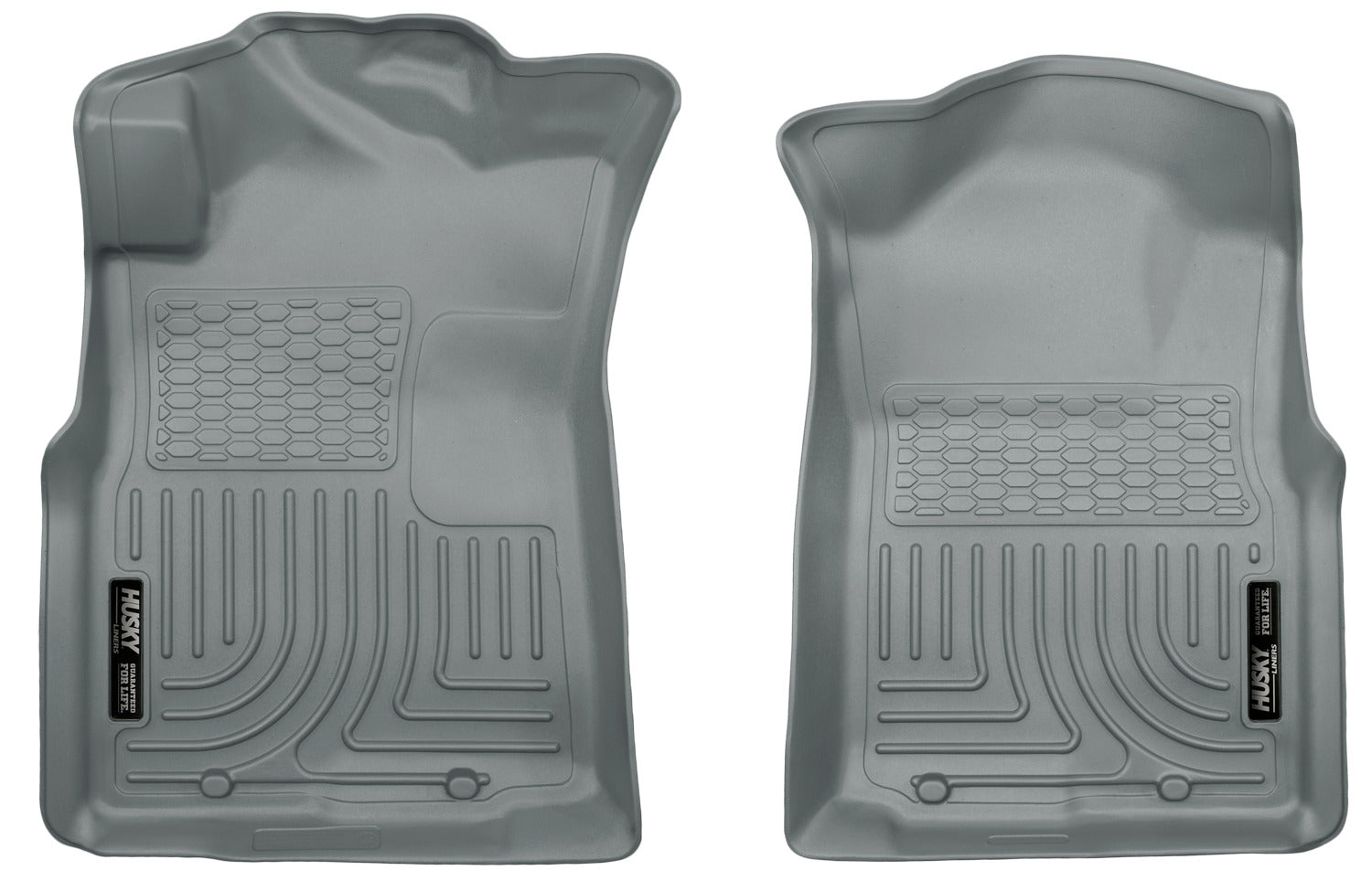 Weatherbeater Front Floor Liners For 2005-2015 Tacoma Grey Husky Liners