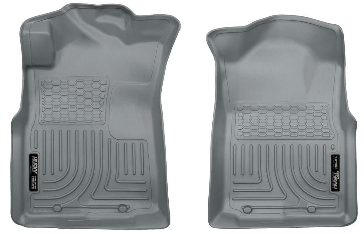Weatherbeater Front Floor Liners For 2005-2015 Tacoma Grey Husky Liners