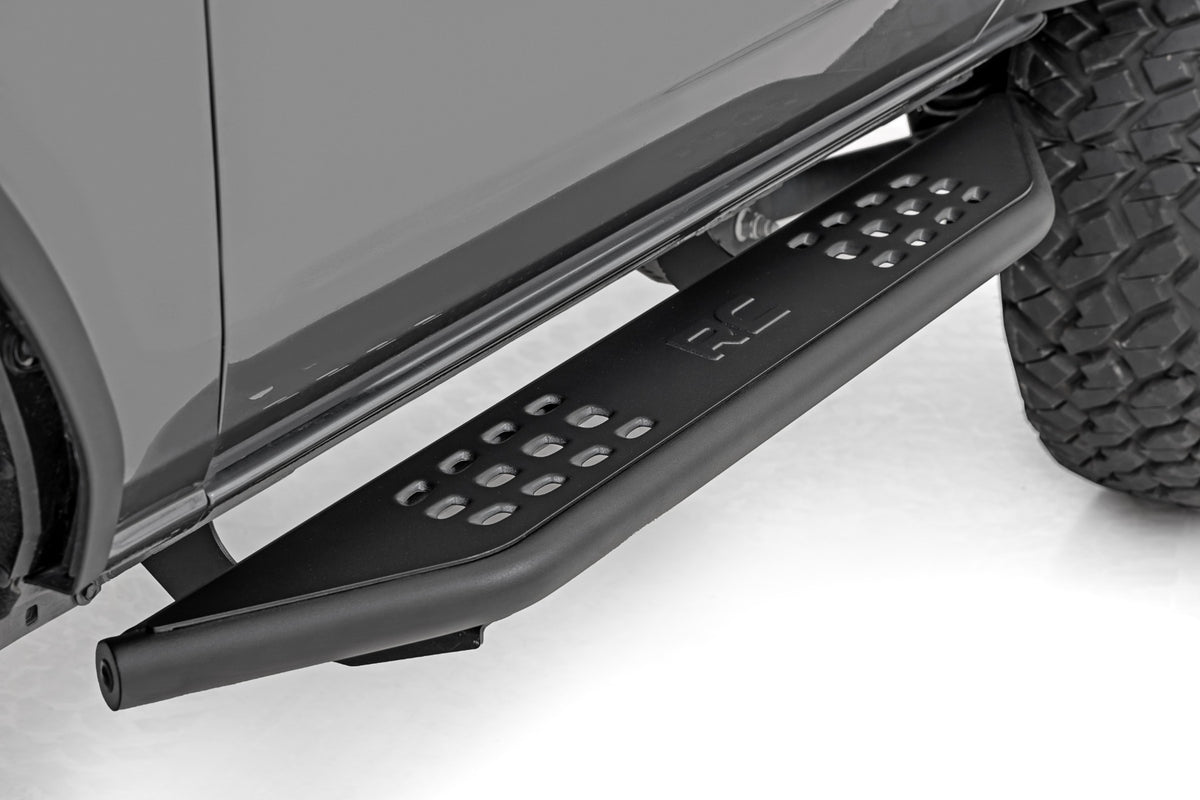 OV2 Running Boards Side Step Bars 2-Door Ford Bronco (2 Door) (21-25) Rough Country