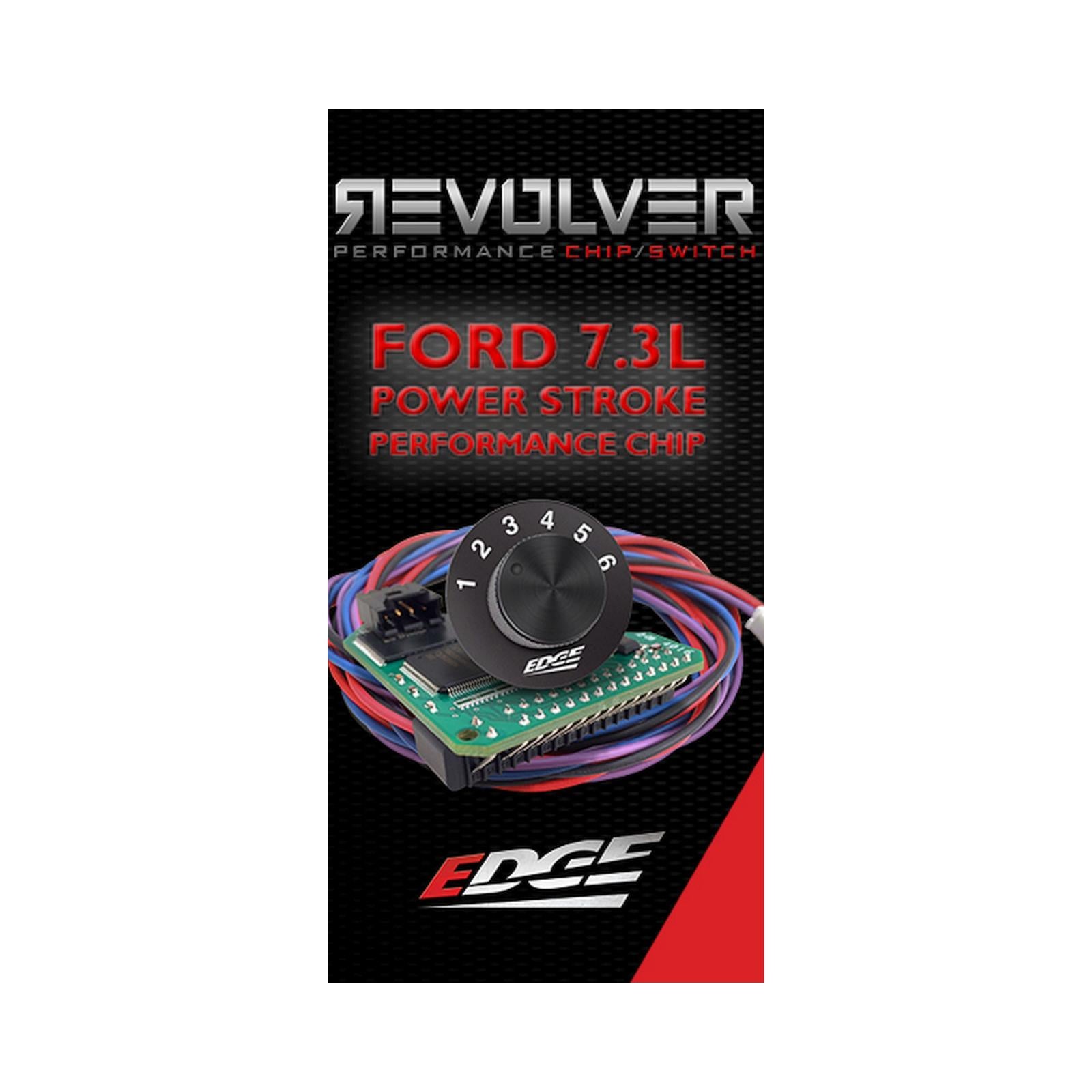 Revolver Early 1999 Ford 7.3L Powerstroke Diesel Manual 6-Chip AWA4 Master Box Code Edge Products