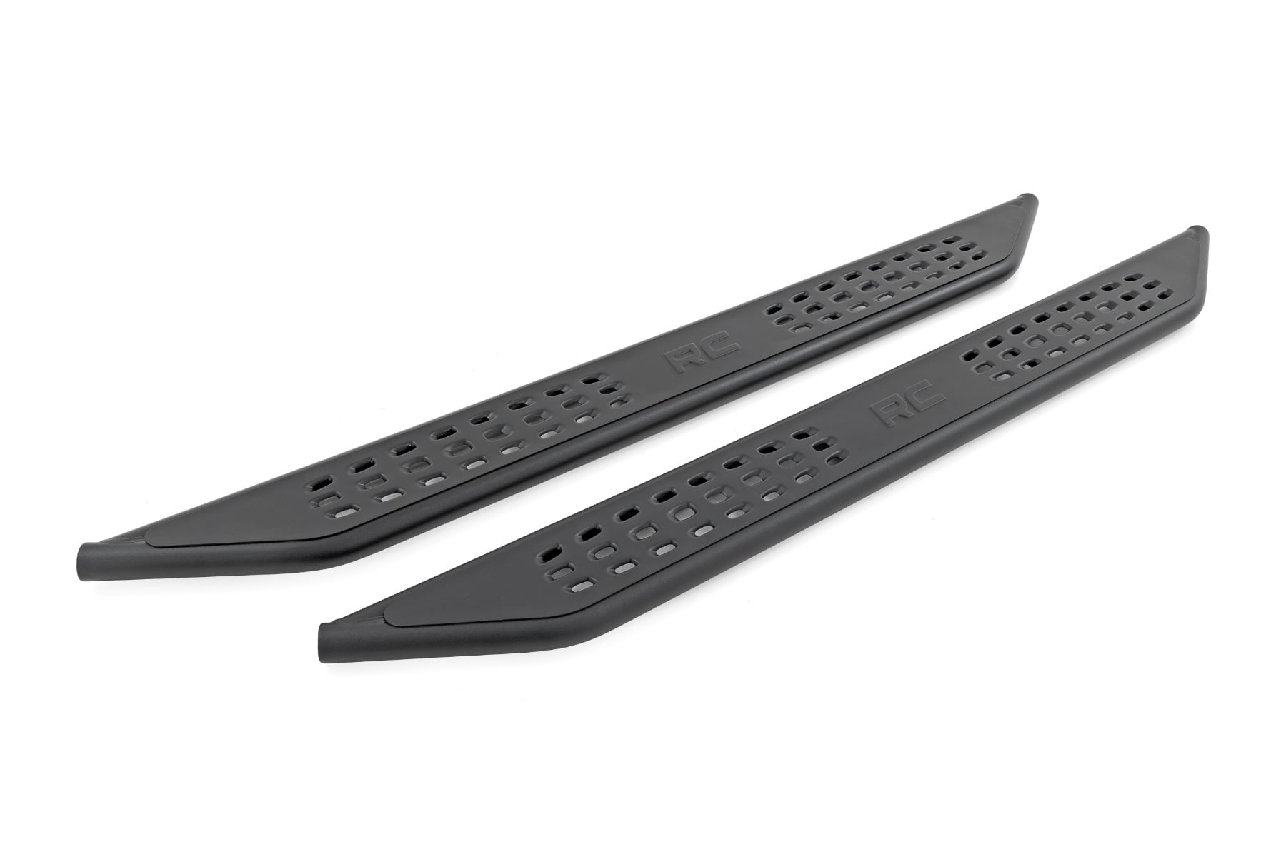 OV2 Running Boards Side Step Bars Crew Cab Silverado/Sierra 1500/2500HD/3500HD (07-19 & Classic) Rough Country