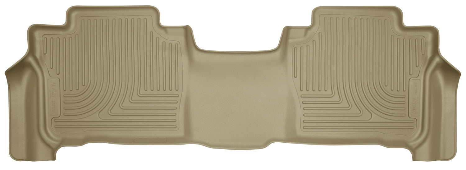 Weatherbeater 2nd Seat Floor Liner For 2013-2021 LX570, Land Cruiser Tan Husky Liners