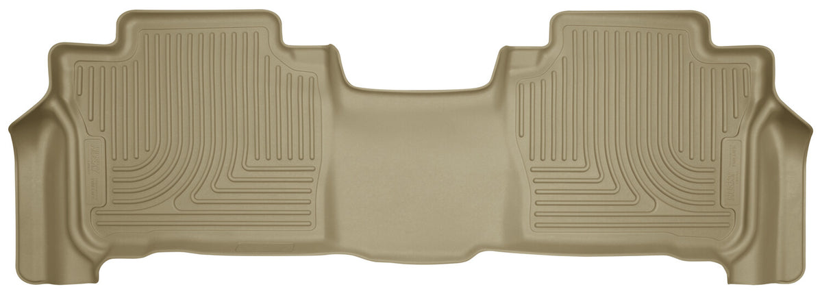 Weatherbeater 2nd Seat Floor Liner Tan 13-21 Lexus LX570 / Toyota Land Cruiser Husky Liners